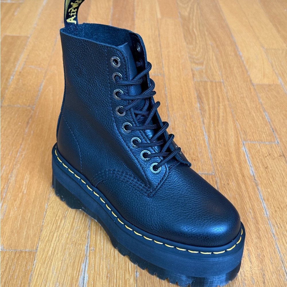 Dr. Martens Leather Platform Boots
